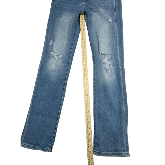 LuLaRoe With Love Simply Comfortable High Rise Distressed Jeans Stretch - Picture 12 of 14